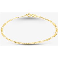 9ct Yellow Gold 7.5 Inch Fine Figaro Chain Bracelet SFFP-230-9Y-7.5