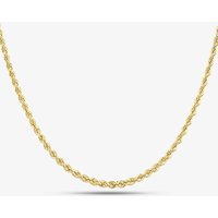 9ct Yellow Gold 16 Inch Rope Chain HLRP-220-9Y-16