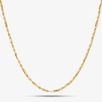 9ct Yellow Gold 18 Inch Figaro Rope Chain SRFC-210-9Y-18