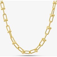 9ct Yellow Gold 18 inch Fancy Ball Chain Necklace HBGT-900-9Y-18