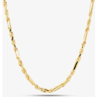 Gold Classic 9ct Yellow Gold 18 Inch Rope And Bar Chain SRFC-290-9Y-18