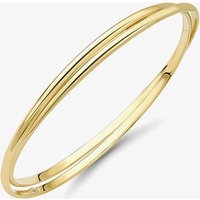 9ct Yellow Gold Laced Double Layer Bangle 111225147260