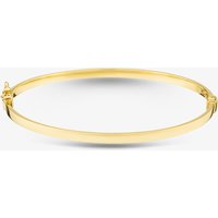 9ct Gold 3mm Rectangular Tube Bangle 1.31.2111