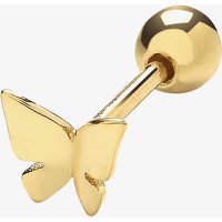 9ct Yellow Gold Butterfly Cartilage Stud Earring ES1909