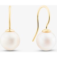 9ct Yellow Gold Freshwater Pearl Fixed Hook Earrings EOZ70073YG