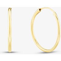 9ct Yellow Gold 18mm Sleeper Hoop Earrings 1.53.9819