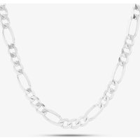 Sterling Silver 22 Inch Diamond Cut Figaro Chain 8.15.1176