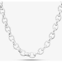Sterling Silver 20 Inch Heavy Patterned Oval Belcher Chain HLOB-820-AG-20