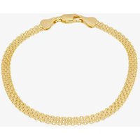 LUXE Silver Gold Plated Bismark Bracelet 8.28.1802