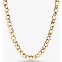 Silver Gold Plated 22 Inch Patterned Belcher Chain S1075Y-22