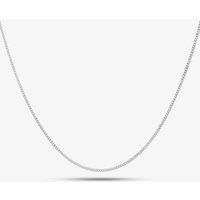 T.H.Baker Women's Sterling Silver 20 Inch Flat Curb Chain CU2DC035/0.50 | Size: 20 inches