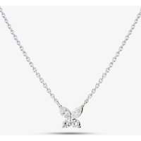 Sterling Silver Cubic Zirconia Butterfly Pendant 05S2AZN579204