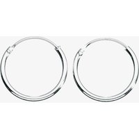 T.H.Baker Women's Sterling Silver Small Plain Hoop Earrings H041
