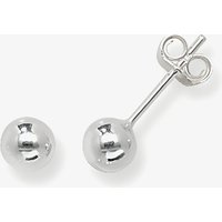 Sterling Silver 5mm Ball Stud Earrings G5512