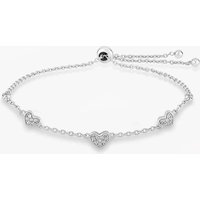 Rosa Lea Pave Hearts Sliding Bracelet AM-2THB021604
