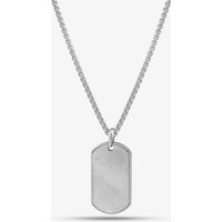 Bourne and Wilde Stainless Steel Dog Tag Necklace OSN-689S