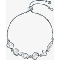 Ted Baker Women's JULIET Silver Tone Plated Multi Cut Crystal Bracelet TBJ4201-01-02