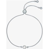 Ted Baker SARSAA Silver Tone Mini Crystal Adjustable Slider Bracelet TBJ3180-01-02