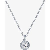 Ted Baker SOLTELL Solitaire Sparkle Silver Tone & Crystal Pendant TBJ3695-01-02