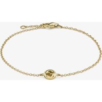 Gucci Interlocking 18ct Yellow Gold Chain Bracelet YBA874207001017