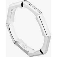 Gucci 18ct White Gold GUCCI Link to Love Mirrored Ring YBC662194003011