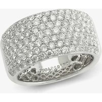 18ct White Gold Wide Pavé Diamond Ring 15.01726.002 M