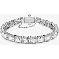 Swarovski Women's Millenia Square White Crystal Bracelet 5599202 in Silver