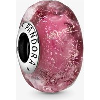 PANDORA Sterling Silver Fancy Pink Murano Glass Charm 798872C00