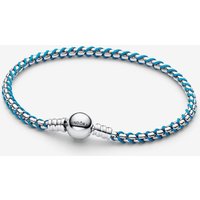 PANDORA Blue Cord Snake Chain Bracelet 593816C01-17