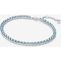 PANDORA Sparkling Light Blue Tennis Bracelet 591469C03-18