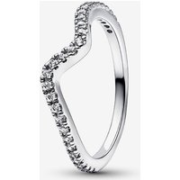 PANDORA Silver Sparkling Wave Ring 192539C01-52