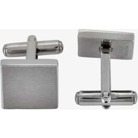 Thomas Henry Matte Square Polished Edges Cufflinks SCUFF277