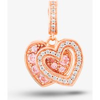 Rosa Lea Women's 2 Heart Dangle Charm AM-THB032006 in Gold