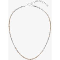 BOSS Kaspr Silver Tone Champagne Crystal Necklace 1580630