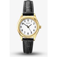 Sekonda Women's Easy Reader Gold Plated Black Watch 4493 in White