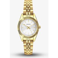 Sekonda Francis Women's Stone Set Silver Tone Dial Gold Tone Stainless Steel Bracelet Watch