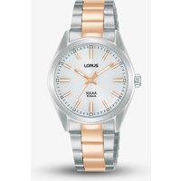 Lorus Ladies Two Tone Solar Powered Watch RY505AX9