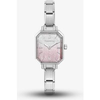 Nomination Classic Time Paris Steel & Pink Glitter Fade Dial Watch