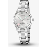 Calypso Ladies Grey Stainless Steel Watch K5861/2