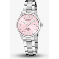 Calypso Ladies Basic Pink Stainless Steel Watch K5861/5