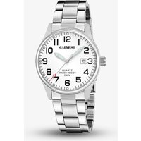 Calypso Mens White Stainless Steel Watch K5860/1