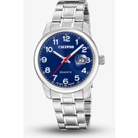 Calypso Mens Blue Stainless Steel Watch K5860/4
