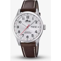 Lotus Mens Classic Brown Leather Strap Watch L18671/1