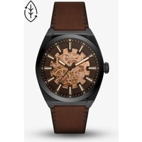 Fossil Mens Everett Brown Automatic Watch ME3207