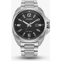 Citizen Mens Eco Drive 42mm Black Dial Watch AW1720-51E