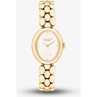 Coach Ladies Sammy Gold Tone Patterned Dial Watch 14504417