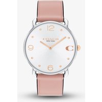 Coach Ladies Elliot Pink Leather Strap Watch 14504199