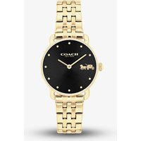 Coach 14504302 Women's Elliot (28mm) Black Dial / Gold-Tone Watch