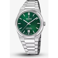 Festina Mens Green Dial Automatic Date Watch F20083/3