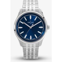 Orlam Mens Cadence Blue Dial Silver Bracelet Watch ORSSBCA003